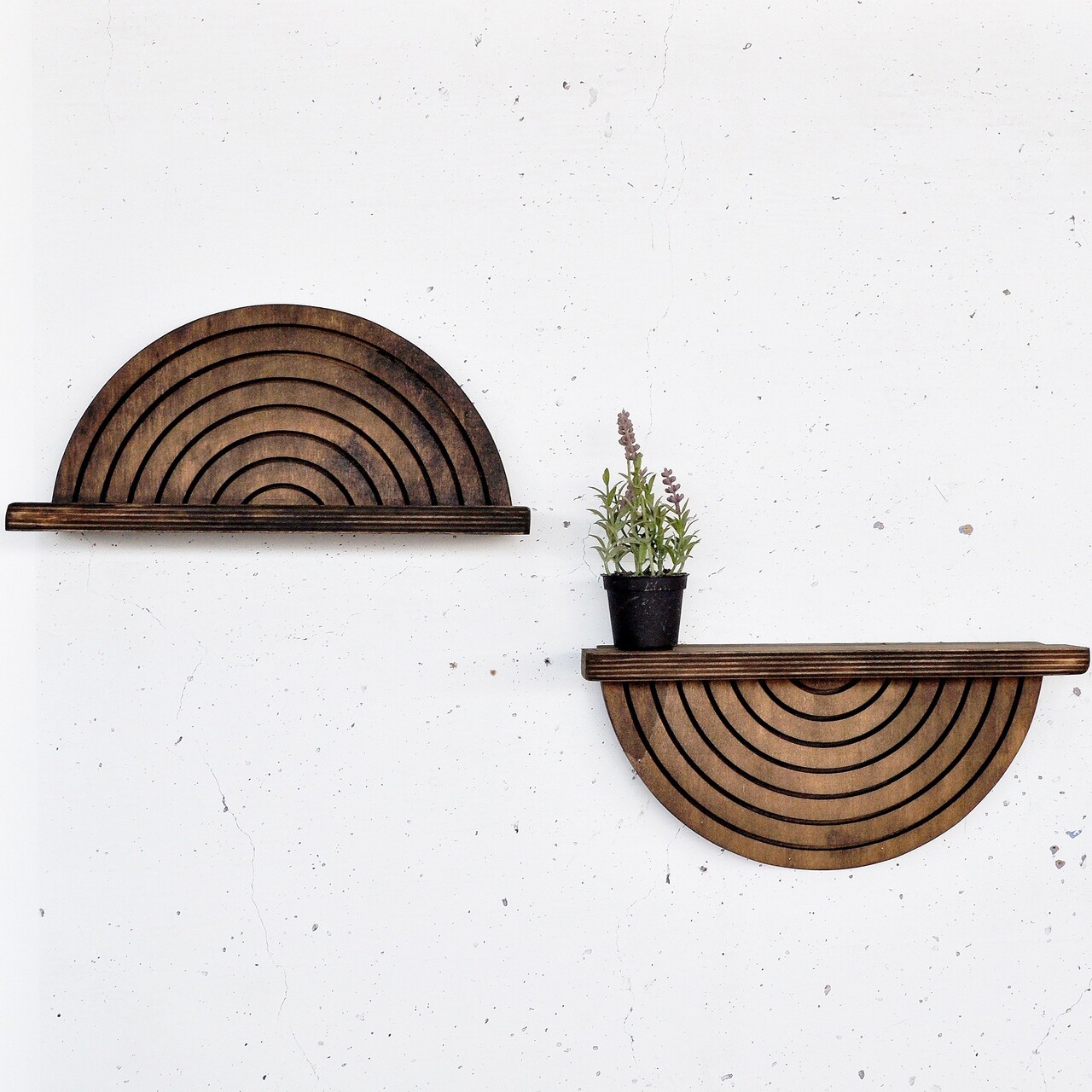 Raft de perete, Hanah Home, Raf296, Lemn - imagine 4